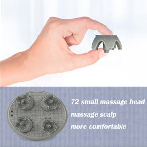 Gran oferta Agofy 2017 inalámbrico CE ROHS certificado cuero cabelludo eléctrico impermeable ABS + silicona USB-carga masajeador de cabeza de alta calidad - Product Image 6