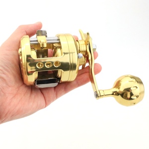 Moulinet de pêche Baitcasting en métal, <span class=keywords><strong>grande</strong></span> taille, 9BB, 5.1:1, pour pêche à la traîne, en eau salée, dans l'océan, à la plage - Product Image 5