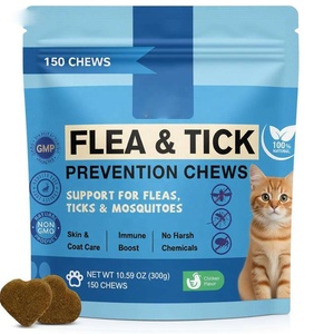 OEM Flea Tick Support Soft Chew per Cani: Supporto Naturale contro Pulci e Zanzare, con Aglio per la Salute di Pelle e Pelo - Product Image 1