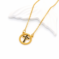 Collier pendentif en acier inoxydable plaqué or 18 carats avec zircon cubique en forme de cœur, bijoux pour femme, cadeau, fête, mariage, vente en gros
