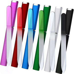 Herramienta <span class=keywords><strong>de</strong></span> manicura con logotipo personalizado, kits <span class=keywords><strong>de</strong></span> <span class=keywords><strong>uñas</strong></span> coloridas, <span class=keywords><strong>lima</strong></span> <span class=keywords><strong>de</strong></span> <span class=keywords><strong>uñas</strong></span> <span class=keywords><strong>de</strong></span> cristal <span class=keywords><strong>de</strong></span> cerámica con caja protectora <span class=keywords><strong>de</strong></span> plástico, venta al por mayor - Product Image 1