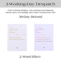 Hongbo meilleures ventes de cartes d'affirmation déjouées/imprimées dans la vie/au travail/à l'école avec 53 cartes comme ensemble pour les cadeaux de vacances