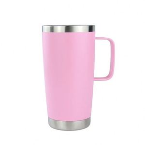 <b>Coffee</b> Mug With Sliding Lid 20Oz Double Wall Stainless Steel Gift for Men Women Customizable <b>Printed</b> Water Mug ASM26 - Product Image 1