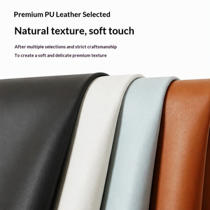 Sedia da Ufficio Ergonomica <span class=keywords><strong>in</strong></span> Pelle di Lusso Moderna, <span class=keywords><strong>Altezza</strong></span> Regolabile, per Persone <span class=keywords><strong>in</strong></span> Sovrappeso, Uso Domestico e Ufficio, Gambe <span class=keywords><strong>in</strong></span> Metallo - Product Image 3