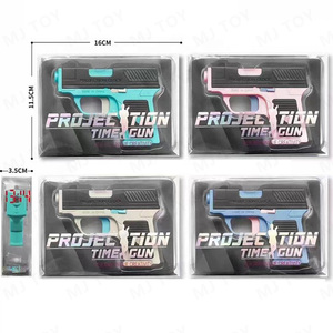Bán buôn mô phỏng trẻ em sáng tạo nhựa Pistol đồng hồ kỹ thuật số thời gian chiếu thời gian súng cho trẻ em - Product Image 2