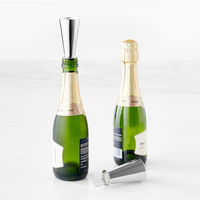 Cadeau d'affaires En Plastique Mini champagne Sipper, Or En Plastique Bouteille Champagne Sipper