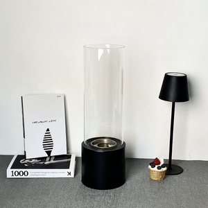 Cheminée <span class=keywords><strong>De</strong></span> Table En Métal Noir Portable Vrai <span class=keywords><strong>Feu</strong></span> Intérieur Lumières Décoratives En Acier Inoxydable Chimène <span class=keywords><strong>De</strong></span> Table pour L'ameublement - Product Image 5