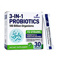 Poudre de Probiotiques Super Greens OEM Marque Privée pour Smoothies et Jus – Produits de Santé Probiotiques – Poudre de Peptides Probiotiques pour la Santé