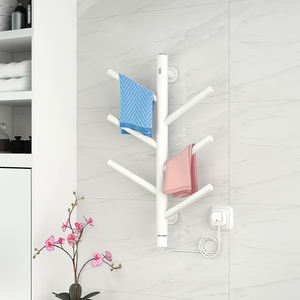 Sèche-serviettes électrique mural moderne, réglable, peu encombrant, petit et <span class=keywords><strong>portable</strong></span> pour salle de bain - Product Image 2