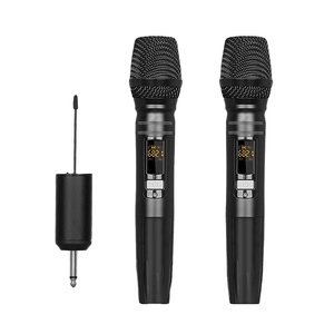 Micrófono Dinámico Inalámbrico UHF Profesional W5, Patrón Cardioide, Construcción Metálica, para Conferencias y Enseñanza - Product Image 1