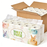 Papier de cuisine de qualité supérieure, faible MOQ, logo personnalisable, emballage bleu, 3 plis, absorbant, pâte de bois vierge, pour la restauration