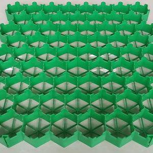 <span class=keywords><strong>Grille</strong></span> de pavage en nid d'abeille en PEHD pour allées, aménagement paysager, géocellules et caniveaux de drainage - Product Image 1