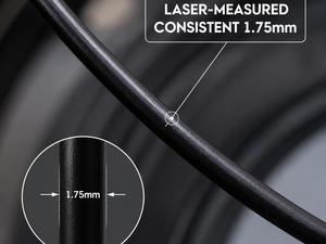 Filamento para Impresora 3D PINRUI Basic PLA 1.75mm 1kg 330m, Bobina Económica Negra para Anycubic Creality Education - Product Image 2