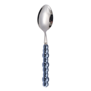 Juego de cuchillo y tenedor para carne occidental con mango de cerámica perlada, 4 cubiertos de acero inoxidable 304 para vajilla - Product Image 6