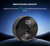 Motor sin escobillas para gimbal de eje hueco T-MOTOR GB54-1 |   Motor de Carga Pesada para Estabilizador de Cámara Suspendida y PTZ Industrial