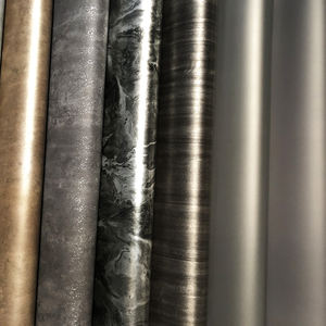 ठोस संगमरमर लकड़ी अनाज धातु पैटर्न pvc फिल्म पालतू रोल एम्बेड मैट और चमकदार pvc शीट फर्नीचर सतह विभाजन पैनलों के लिए - Product Image 4