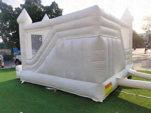 Casa de rebote de boda para adultos/castillo inflable Blanco/gorila inflable - Product Image 3