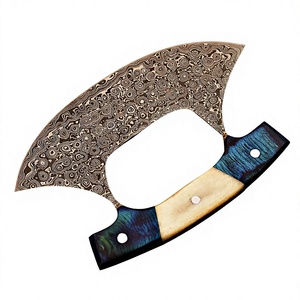 Couteaux Ulu personnalisés avec logo, lame en acier à haute teneur en carbone, manche en bois, design moderne et sûr, couteaux Ulu réglables - Product Image 5
