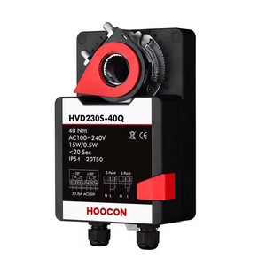 ตัวกระตุ้นแดมเปอร์แบบทำงานเร็ว 230V พร้อมสวิตช์ควบคุมเปิด/ปิด แรงบิด 40 นิวตันเมตร - Product Image 2