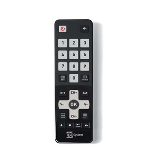 Control Remoto de TV con Botones Grandes, Telesistema, Caja Inteligente Android con Código Fijo y 47 Teclas - Product Image 1