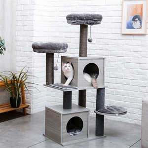 Cat Climbing US Warehouse Free Shipping Luxury Cat Tree Tower Big Cat Condo Cat Climbing Tower