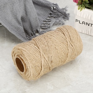 Hilo de cáñamo tipo eje, cuerda para manualidades, materiales DIY, cuerda gruesa y fina para decoración de paredes con rejillas tejidas a mano, etiquetas de red, cuerda para atar. - Product Image 1