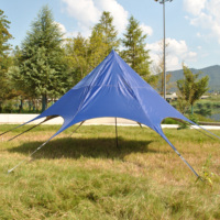 Bâche de camping 10x10 pieds, hamac imperméable à l'eau, parasol de plage, bâche extérieure durable pour auvent tous temps