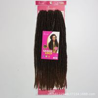 Perruques Butterfly Loc Crochet Dreadlocks en filament basse température, double trame, best-seller transfrontalier pour les Africaines