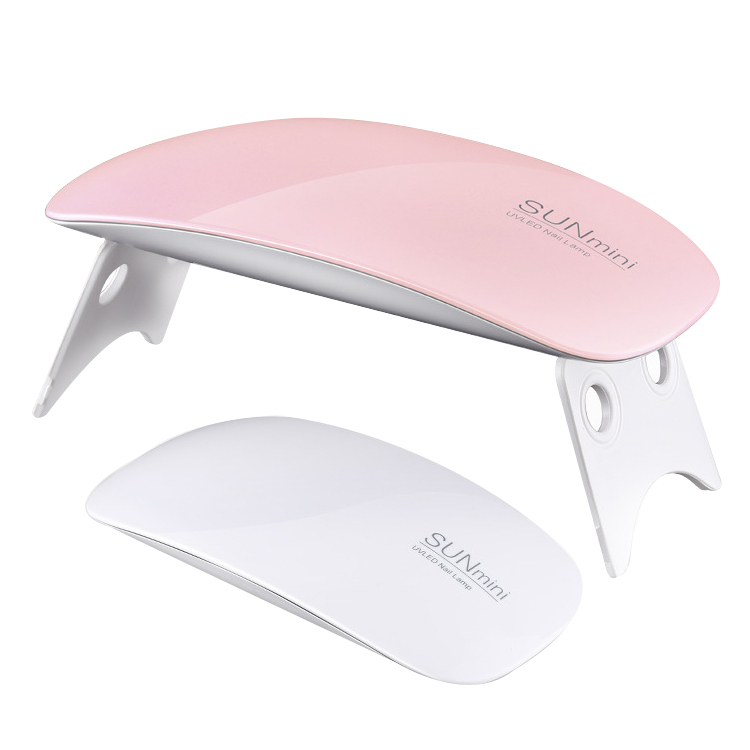 Hot Sale Sun Mini 6W UV LED Lamp Nail Dryer Professional Home Use Portable USB Cable Sun Mini Nail Lamp for Gel Polish Curing