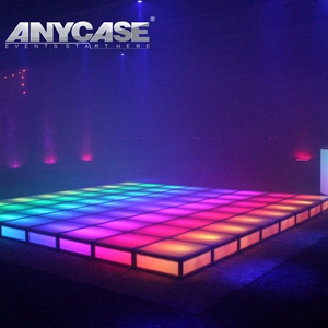 ANYCASE RGBW Plug in Power Folding Dance Party pantalla LED pista de baile acrílico Lumo LED escenario para eventos - Product Image 4