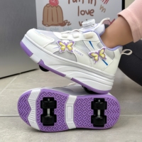 L'usine vend de nouveaux patins à roulettes professionnels à quatre roues pour enfants, confortables et respirants, pour garçons et filles.