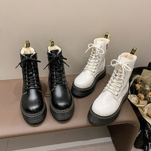 2024 hiver nouvelle jambe minceur augmenter Plus polaire semelle épaisse Midtube chaud coton chaussures bottes pour femmes - Product Image 4