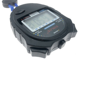 Xinjie Electronic Stopwatch XJ-021L Waterproof LCD Chronograph For Track Field Running Basketball Timing - Product Image 2