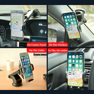 Supporto per Telefono da Auto, Supporto GPS, Supporto <span class=keywords><strong>Cellulare</strong></span> per Auto a Mani Libere per Cruscotto, Parabrezza e Bocchette dell'Aria - Product Image 5