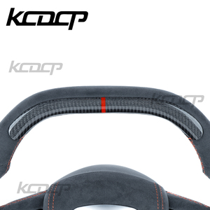 Volante in Fibra di Carbonio per <span class=keywords><strong>Audi</strong></span> A3 A4 A5 A6 S3 S5 Q3 Q5 S4 B8 8P - Product Image 2