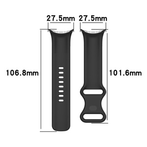 Bracelet en silicone avec boucle à nœud pour Google Watch Pixel Watch4/3/2/1, accessoires pour montres intelligentes Google Watch4, 41 45 mm - Product Image 5