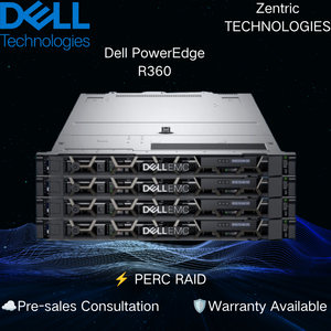 Serveur rack Dell PowerEdge R360 1U d'origine avec processeur Intel Xeon E-2400, mémoire DDR5 ECC pour les centres de données d'entreprises et PME - Product Image 2