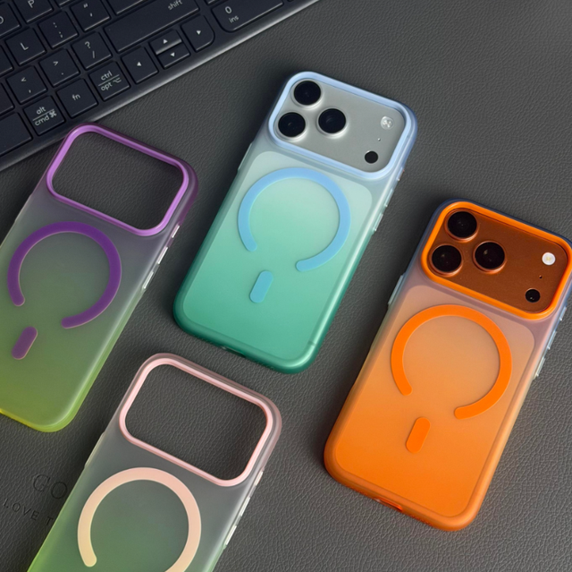 2026 Color-blocking Hard PC Hard Mobile Phone case Colors Matte Skin Feel Magnet Phone Case Cover for iPhone 18 Pro Max 17 Pro