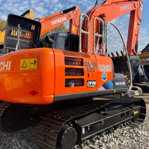 รถขุดฮิตาชิ ZX120 มือสอง ขนาด 12 ตัน รถขุดไฮดรอลิกขนาดกลาง ตีนตะขาบ ของแท้จากญี่ปุ่น เครื่องจักรก่อสร้าง - Product Image 1