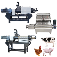 Séparateur de fumier animale (solide-liquide) pour vaches, poulets de chair, poules pondeuses, porcs et canards
