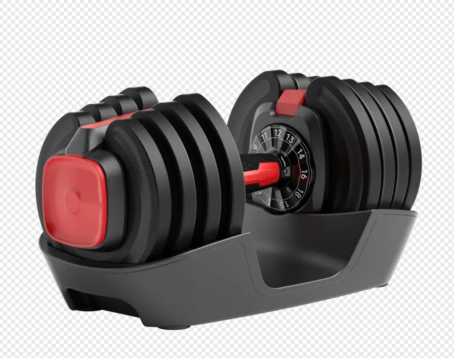 Penggunaan di rumah set dumbbell dapat disesuaikan desain baru 18kg