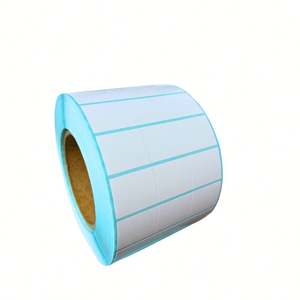 Étiquette autocollante personnalisée imperméable à l'eau, finition mate, impression de codes-barres, 4x6, pour l'emballage alimentaire - Product Image 1