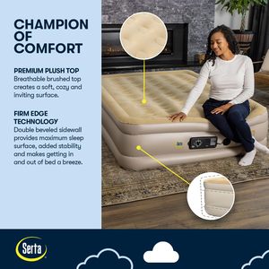 Matelas gonflable de luxe épais de 40 cm avec pompe à air intégrée, auto-gonflant en PVC pour <span class=keywords><strong>le</strong></span> <span class=keywords><strong>camping</strong></span> et les activités de plein air - Product Image 3