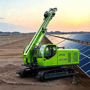 Máquina perforadora de pilotes solares APCOM para la construcción de pilotes de tornillo para energía solar. - Product Image 1