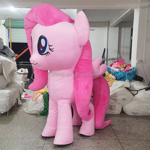 마이 리틀 포니 성인용 풍선 의상 트와일라잇 스파클 플러터샤이 레인보우 대시 만화 코스프레 마스코트 파티 행사용 의상 - Product Image 2
