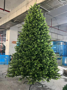 Nuevas Decoraciones Navideñas de Alta Gama para el Hogar, Árbol de Navidad de <span class=keywords><strong>Abeto</strong></span> <span class=keywords><strong>Canadiense</strong></span> de Alta Calidad, Completamente de PE, Brillante, con Base, Tipo Pino Noble - Product Image 5