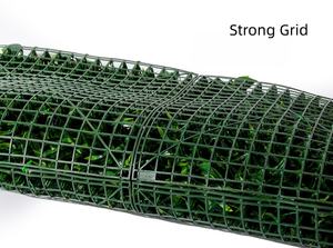 50*100 सेमी प्लास्टिक कृत्रिम घास ऊर्ध्वाधर हरे दीवार घर गार्डन सजावट पर्यावरण के अनुकूल पानी प्रतिरोधी - Product Image 6