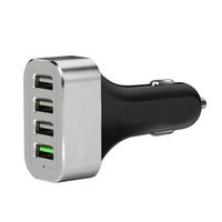 Chargeur de voiture CarHub 48W 4 ports USB Qualcomm Quick Charge 3.0 chargeur de voiture