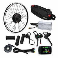 26 Zoll 500W 750W 48V E-Bike Umrüstsatz Hinterer Gewindemotor MTB Elektrofahrrad-Kit 27,5 28 29 Zoll 25A