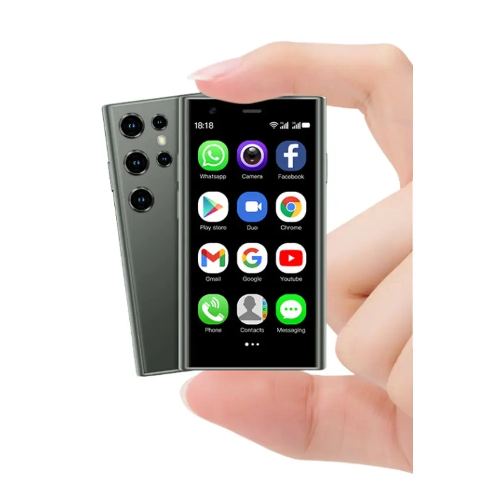 3G akıllı telefon Mini Porket telefonu taşınabilir Mini cep telefonu 3.0 inç ekran SOYES S23 PRO